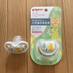 ピジョン おしゃぶり FunFriends Sサイズ くま柄のサムネイル