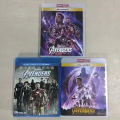 アベンジャーズ　３作品　DVD＋ブルーレイ　MovieNEX　セット