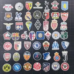 サッカー　クラブチーム　ステッカー　50枚