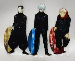 呪術廻戦 原画 アクリルMEGAフィギュア 五条悟 夏油傑 虎杖悠仁 3点セット