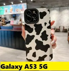 Galaxy A53 5G☆牛柄　レザー　可愛い　Galaxy ケース