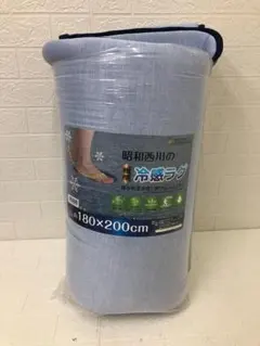【新品未使用】昭和西川の極厚冷感ラグ　180×200cm 薄ブルー 昭和西川の極厚冷感ラグ 180×200cm 薄ブルー - メルカリ