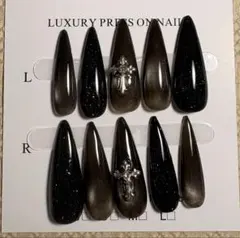 22【現品のみ】Y2K｜地雷系｜韓国風｜クロスパーツ｜マグ｜ブラック｜チャコール