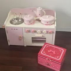 マザーガーデン ティアラテーブルキッチンセット 箱あり おまけ付き 