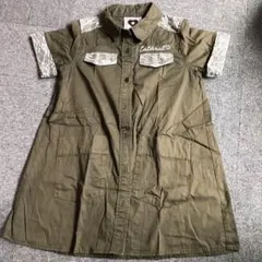 ワンピース　カーキ色　女の子　140