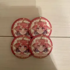 のあさん　ぷぴぱ　等身　缶バッジ　4個セット