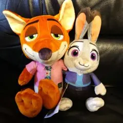 ディズニー ズートピア2 ジュディ ニック ペアぬいぐるみ
