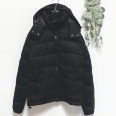 HALHAM ハルハム　中綿ジャンパー☆Ｍ☆ブラック☆ボリューム☆暖かい☆古着