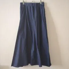フレアスカート FREEサイズ ネイビー