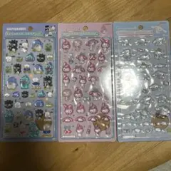 正規品 サンリオ　ボンボンドロップシール3枚セット