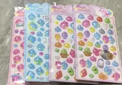 カラフルキャラクターシール 4枚セット