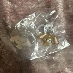 ゆるっとめじるしアクセサリー　 シュガーバニーズ しろうさ・くろうさ