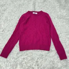 ユナイテッドアローズ　カシミヤ　ウール　ケーブル プルオーバー ニット