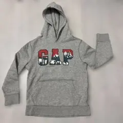 GAP キッズ パーカー 130 グレー