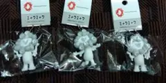 白ミャクミャク PVCボールチェーンマスコット ABC 3個セット