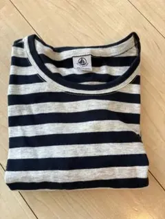 PETIT BATEAU ボーダー 半袖カットソー XSのサムネイル