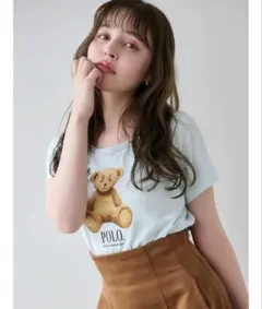 POLO BCS×dazzlinコラボ ベアモチーフコンパクトTシャツのサムネイル