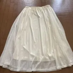 エアークローゼット ROSIEE フレアスカート ホワイト 3Lのサムネイル
