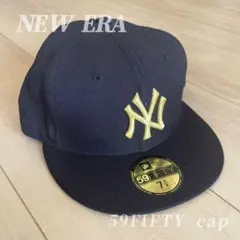 【 希少 】 NEW ERA / 59FIFTY キャップ ネイビー 7 8/5