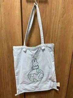 ミッフィー　miffy コレクターズサック　トートバッグ　ブルー　刺繍