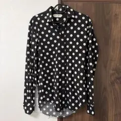 SAINT LAURENT ポルカドット　長袖シャツ エディ期のサムネイル