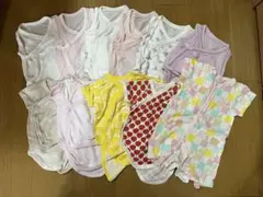 ユニクロ　ボディスーツ　夏　肌着　10枚まとめ売り