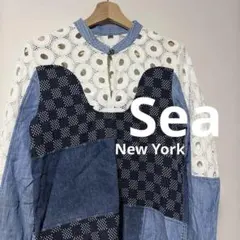 Sea New Yorkシーニューヨーク／パッチワーク 長袖シャツ デニムのサムネイル
