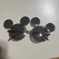 ミッキー型サングラス グレー