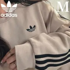 海外限定M⭐️adidas オーバーサイズ クルーネック スウェット michi