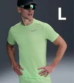 L 新品 ナイキ マイラー ショートスリーブ 半袖 Tシャツ ランニング メンズ