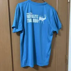 IKOMA TRAIL RUN Tシャツ Lサイズ 青