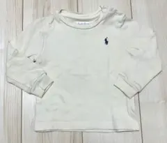 ラルフローレン　トップス　ロンT ホワイト　12M 80cm