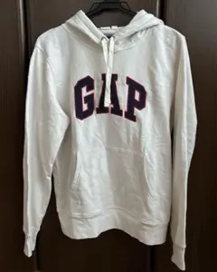 GAP ホワイトフード付きパーカー　M