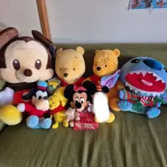 ミッキー・ミニー・プーさん等 ぬいぐるみセット