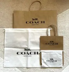 COACH ショップ袋 4枚セット