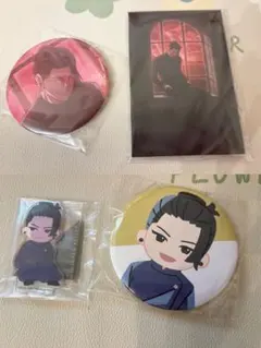 呪術廻戦 セガラッキーくじ 群青・落日 缶バッジ　アクリル　夏油4点