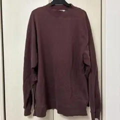 LOWRYSFARM 両側ファスナー付きビッグトレーナー