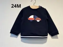 jacadi ⭐︎新品訳あり⭐︎ クルマプリント入り裏起毛24M