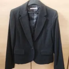 ツイードジャケット　テーラードジャケット ブラック