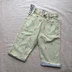 新品　L.COPECK ハーフパンツ ストライプ 刺繍