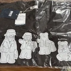 新品 BREEZE キッズ Tシャツ 150cm クマ　黒　ブラックのサムネイル