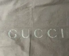 【正規品】GUCCI グッチ 保存袋 巾着袋 ブラウン 大きめ バッグ用のサムネイル