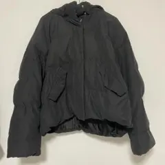 美品✨ Heather ブラック ダウンジャケット ショート丈