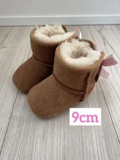 【試着のみ‼︎美品】UGG アグ ムートンブーツ ピンクリボン 9cm