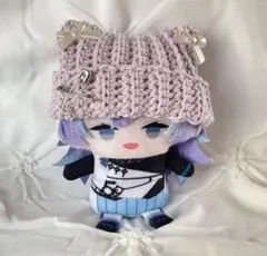 〖パープル×リボン〗 にじぱぺっと ネコ耳 ニット帽 ぬい服 にじぱぺ