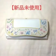 箱付き未使用品】ANNA SUI アナスイ がま口長財布 ホワイト - メルカリ
