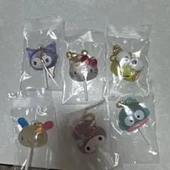 サンリオキャラクターズ カラフルキャンディチャーム 全６種コンプリートセット