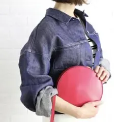 ヤーキ YAHKI レザー ラウンド バッグ