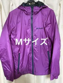 【Columbia】フード付きジャケット　パープル　Mサイズ