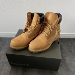 Timberland 防水レザー ミッドカットブーツ 8.5W(26.5cm)
